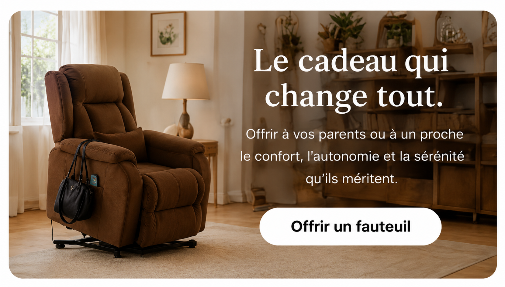 Le cadeau qui change tout — Offrir un fauteuil Domilys